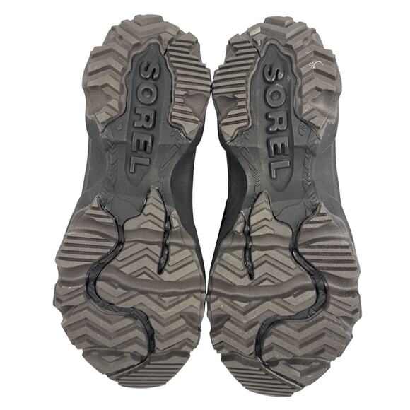 Sorel Sneaker Boot Mid Kinetic Breakthru Venture Mid Womens 8.5 WP Black Yellow - Picture 8 of 11